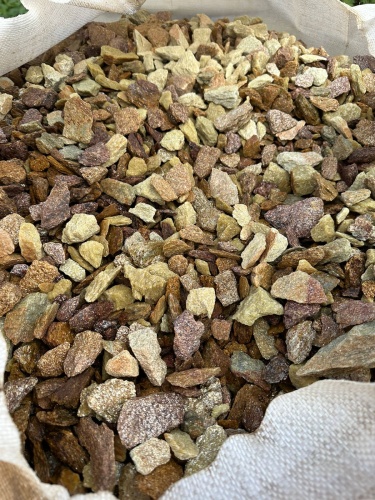 Златолит персиковый декоративная каменная крошка купить в Егорьевске