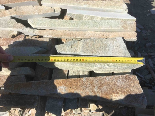 Горбушка златолит золотистый для облицовки купить в Егорьевске