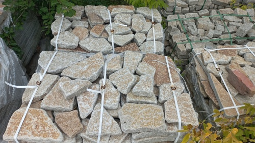 Гранитный плитняк галтованный для парковки купить в Егорьевске