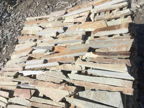 Горбушка златолит золотистый для облицовки купить в Егорьевске